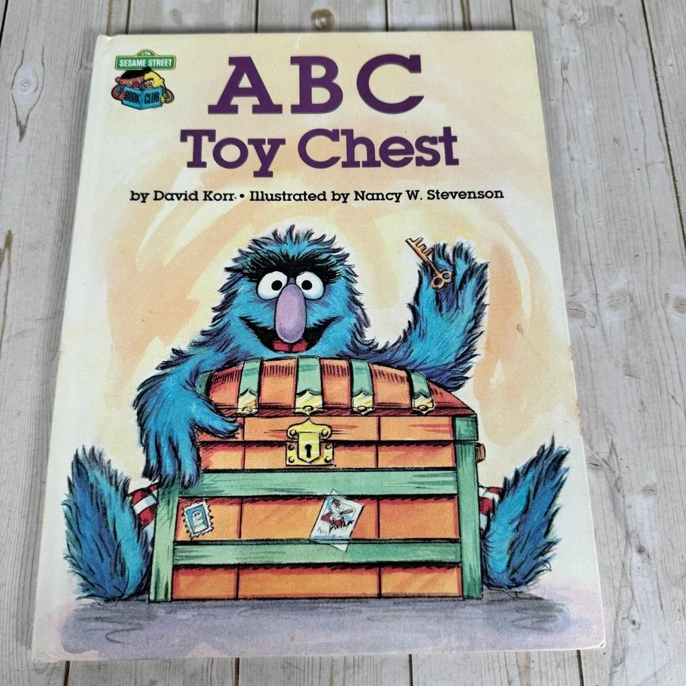 Vintage Sesame Street Book Club Lot 10 HC Kids Books‎ ABC Counting Learning